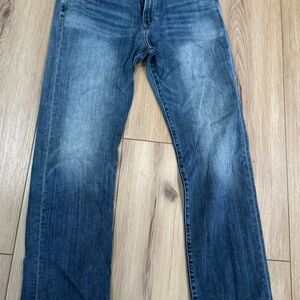 Lucky Brand Jeans Mens 34x32 363 Straight Fit Distressed Denim Vintage Style